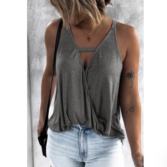 Tops - Wrap Front Tank Top